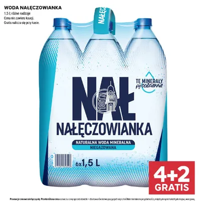 Woda Nałęczowianka promocja w Stokrotka
