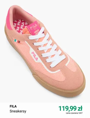 Sneakersy FILA promocja w Deichmann