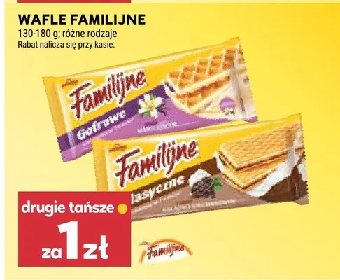 Wafle Familijne promocja w Stokrotka