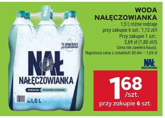 Woda Nałęczowianka promocja w Stokrotka