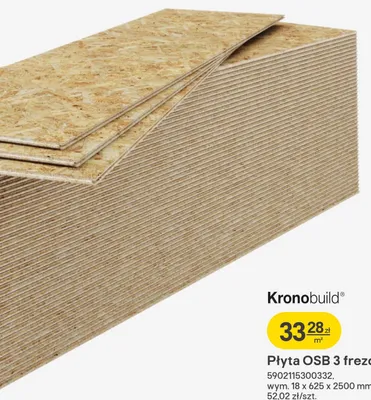 Płyta OSB 3 frezowana promocja w Castorama