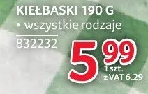 Kiełbaski JBB Bałdyga 190g promocja w Selgros