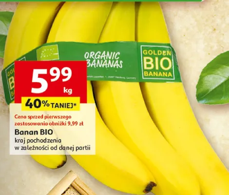 Banan BIO promocja w Auchan