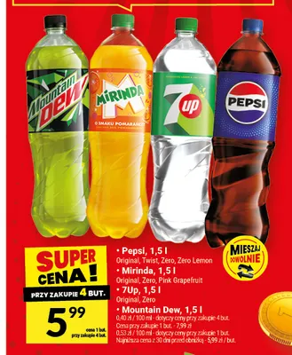 Napój gazowany Pepsi Zero promocja w Twój Market