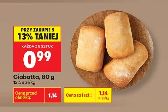 Ciabatta promocja w Biedronka