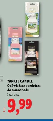 Odświeżacz powietrza do samochodu YANKEE CANDLE promocja w Lidl