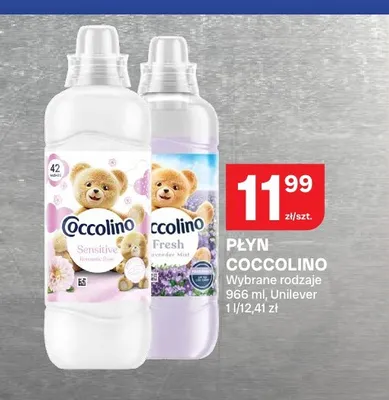 Płyn do płukania tkanin Coccolino promocja w Chorten