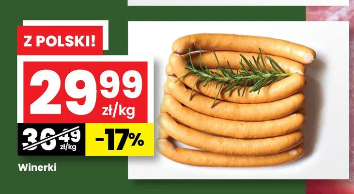 Kiełbaski winerki promocja w emma MARKET