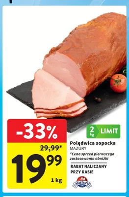 Polędwica sopocka Mazury promocja w Intermarche