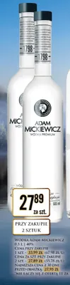 Wódka Adam Mickiewicz promocja w Dino