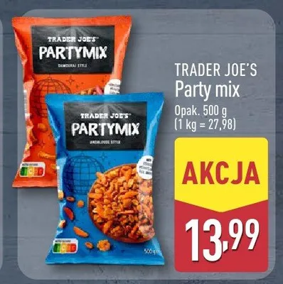 Party mix Trader Joe's promocja w Aldi