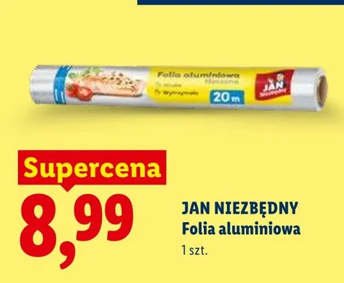 Folia aluminiowa Jan Niezbędny promocja w Lidl