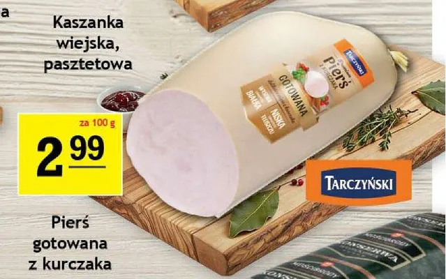 Pierś gotowana z kurczaka Tarczyński promocja w Gram Market