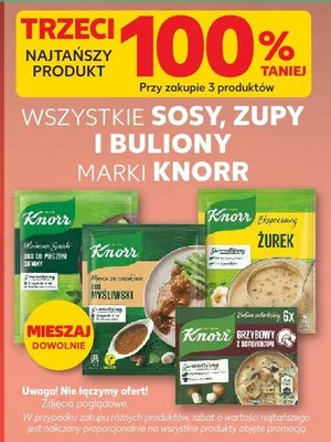 Wszystkie sosy, zupy i buliony promocja w Kaufland