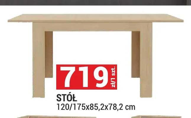 Stół Skelbit promocja w Merkury Market