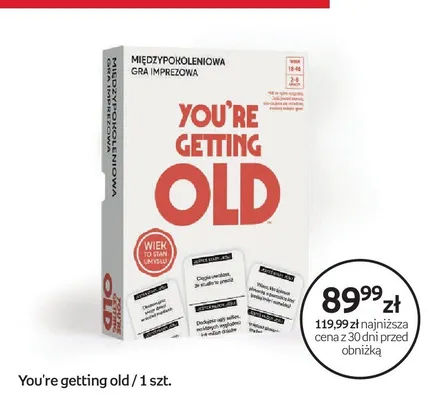 Gra imprezowa You're Getting Old promocja w Empik