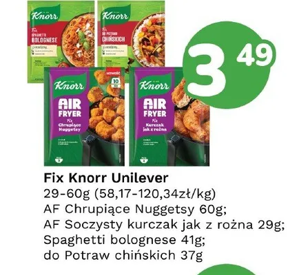 Fix Knorr AF Soczysty kurczak jak z rożna promocja w Limonka