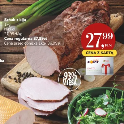 Schab z kija NikPol promocja w Market Point