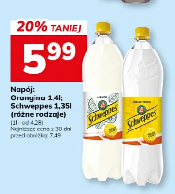 Napój Schweppes promocja w Hitpol