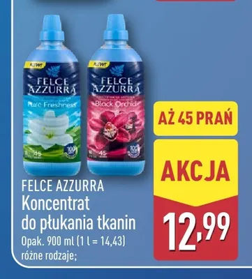 Koncentrat do płukania tkanin Felce Azzurra Pure Freshness promocja w Aldi