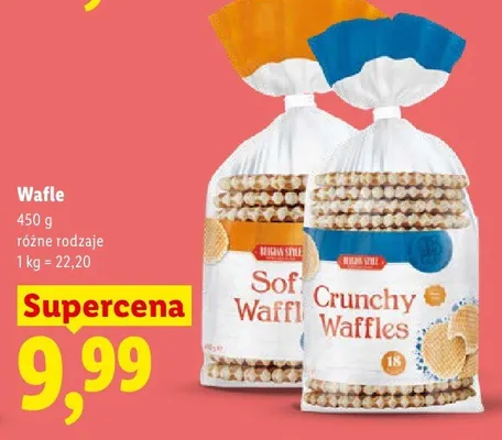 Wafle Crunchy Waffles promocja w Lidl