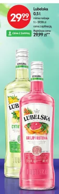 Wódka smakowa Lubelska Grejpfrutowa promocja w Żabka