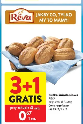 Bułka śniadaniowa REVA promocja w Intermarche