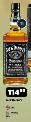 Whiskey Jack Daniel's 40% promocja w Netto