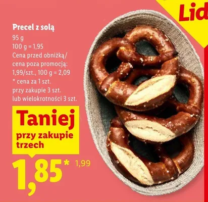 Precel z solą promocja w Lidl