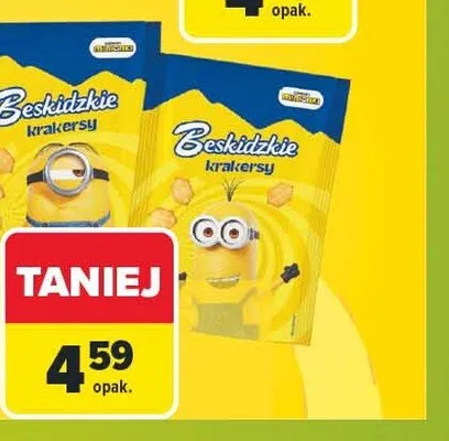 Krakersy Beskidzkie Minionki promocja w Carrefour Market
