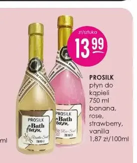 Płyn do kąpieli Prosilk strawberry promocja w Drogerie Jasmin