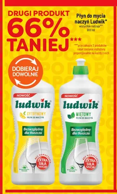 Płyn do mycia naczyń Ludwik cytrynowy promocja w POLOmarket