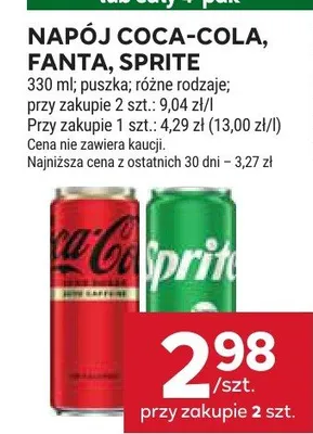 Napój Sprite promocja w Stokrotka