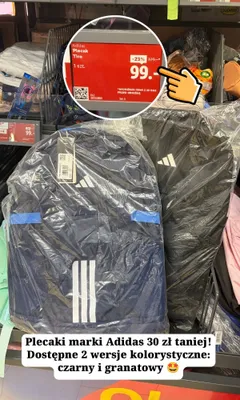 Plecak Adidas Tiro promocja w Lidl