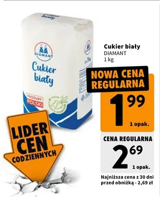 Cukier biały promocja w Intermarche