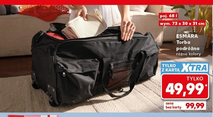 Torba podróżna Esmara 68 l promocja w Kaufland