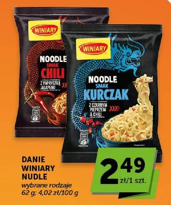 Danie Nudle Winiary smak chili z papryczką jalapeno promocja w Euro Sklep