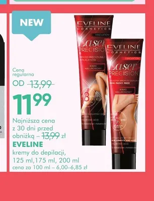 Krem do depilacji Eveline Laser Precision promocja w Super-Pharm
