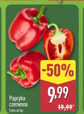 Papryka czerwona promocja w Aldi
