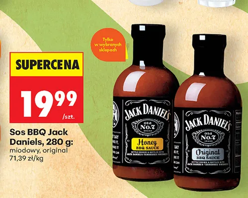 Sos BBQ original Jack Daniel's promocja w Biedronka