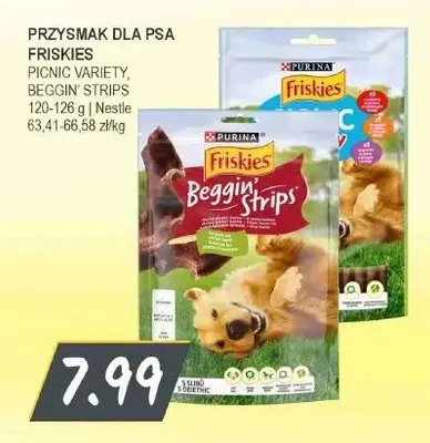 Przysmak dla psa Friskies Beggin' Strips promocja w Słoneczko