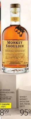 Whisky Monkey Shoulder 40% 700 ML promocja w Selgros