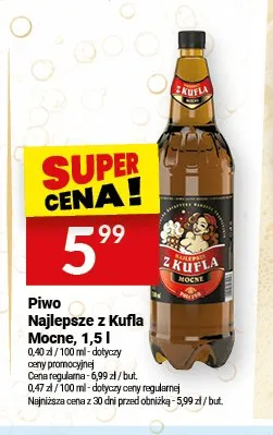 Piwo Najlepsze z Kufla Mocne promocja w Twój Market