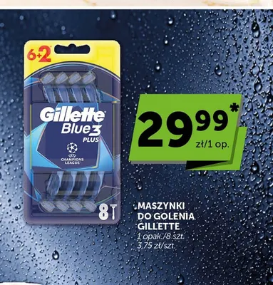 Maszynki do golenia Gillette Blue3 Plus Champions League promocja w Groszek