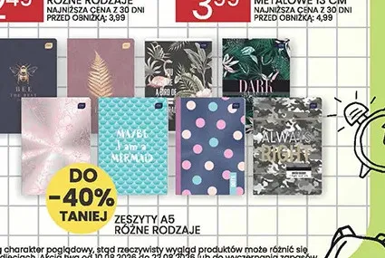 Zeszyty A5 promocja w Wafelek