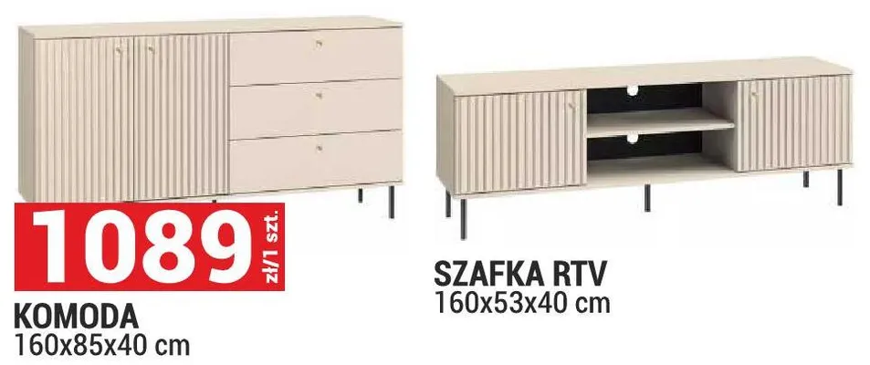 Szafka RTV promocja w Merkury Market
