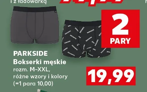 Bokserki męskie 2-pak Parkside promocja w Kaufland