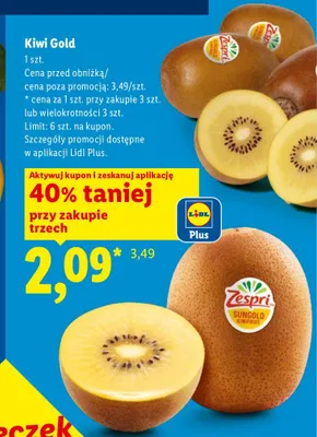 Kiwi Gold Zespri promocja w Lidl