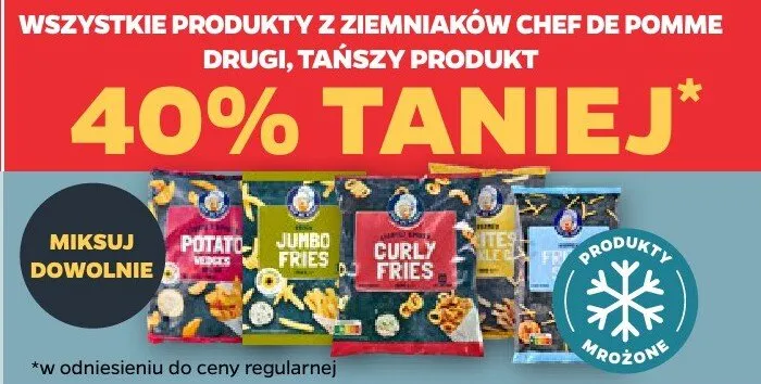Produkty z ziemniaków (różne rodzaje) promocja w Netto