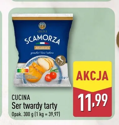 Ser twardy tarty Cucina promocja w Aldi